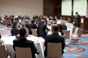 Business conference networking meeting